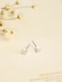 thumb Personality Square Shaped Stud Earrings 2