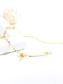 thumb Copper With Imitation Gold Plated Fashion Leaf Anklets 2