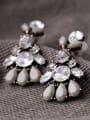 thumb Retro Western Style Artificial Stones Drop Chandelier earring 2