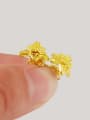 thumb All-match 24K Gold Plated Star Shaped Copper Stud Earrings 2