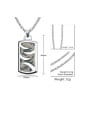 thumb Stainless Steel With Platinum Plated Simplistic Geometric Necklaces 2