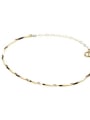 thumb Titanium With Gold Plated Simplistic Round   Twist Bangles 1