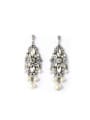thumb Exquisite Artificial Pearl Drop Cluster earring 0