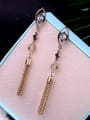 thumb Retro Style Tassel Women Drop Earring Eye-shape 2