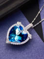 thumb austrian Crystal Heart-shaped Necklace 3