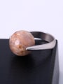 thumb Exquisite Natural Shaped Geometric Shaped Ring 0