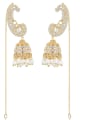 thumb Copper With Gold Plated Fashion Statement Party Chandelier Earrings 0