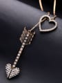 thumb Heart Arrow Shaped Accessories Necklace 2