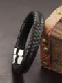 thumb Retro style Titanium Leather Bracelet 2