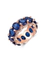 thumb Copper With Cubic Zirconia  Luxury Round Band Rings 3