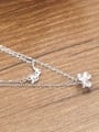 thumb Double Chain Flower Necklace 2