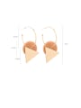 thumb Alloy With Gold Plated Personality Geometric Drop Earrings 3