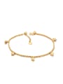 thumb Simple Tiny Heart shapes Gold Plated Anklet 0