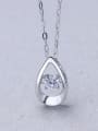 thumb Water Drop Zircon Necklace 2