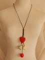 thumb Elegant Wooden Heart Shaped Necklace 1