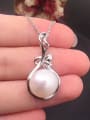 thumb Fashion Oblate Freshwater Pearl Necklace 1