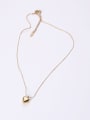 thumb Titanium  With Gold Plated Simplistic Heart Necklaces 2