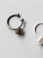 thumb Sterling silver geometry simple Earless ear clip 0