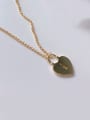 thumb 925 Sterling Silver With Gold Plated Cute Smooth Heart Locket Necklace 1