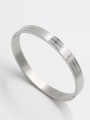 thumb Model No A000043H-004 Blacksmith Made Stainless steel   Bangle   63MMX55MM 0