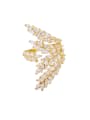 thumb Geometric style with Gold Plated Zinc Alloy Zircon Stacking Cocktail Ring 0