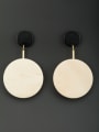 thumb New design Wood Round Drop drop Earring in Multicolor color 0