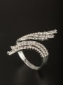 thumb GODKI Luxury Women Wedding Dubai Model No 1000003026 A Platinum Plated Copper Stylish Zircon Ring Of 0