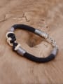 thumb Handmade Chinlon  Bracelet in Black color 0