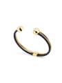 thumb Round Youself ! Gold Plated Titanium  Bangle 1