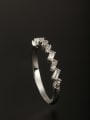 thumb GODKI Luxury Women Wedding Dubai Blacksmith Made Copper Zircon Ring Combination of the ring 1