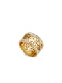 thumb New design Gold Plated Stainless steel  Band band ring in Gold color 0