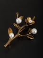 thumb Model No XY09697 Mother's Initial White Lapel Pins & Brooche with Flower Pearl 0