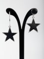 thumb Blacksmith Made Platinum Plated Star Drop drop Earring 0