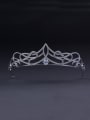 thumb Model No 1000001761 Blacksmith Made Platinum Plated Zircon Wedding Crown 0