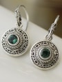 thumb Green Youself ! Silver Crystal Drop drop Earring 0