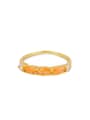 thumb Model No R012713-7 Gold Youself ! Gold Plated Copper Stone Band band ring 2