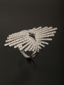 thumb GODKI Luxury Women Wedding Dubai Model No AV044089R A Platinum Plated Copper Stylish Zircon Ring Of 0