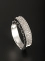 thumb New design Platinum Plated Copper Zircon Ring in White color  6#-9# 0