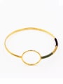 thumb Round style with Gold Plated  Bangle 0