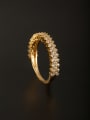 thumb GODKI Luxury Women Wedding Dubai Personalized Copper White Zircon Ring Combination of the ring 1