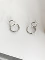 thumb Silver Round Drop drop Earring 0