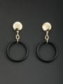 thumb Round style with Gold Plated Drop drop Earring 0