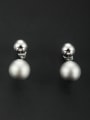 thumb Platinum Plated Round Beads Beautiful Drop drop Earring 0