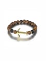 thumb New design Zinc Alloy  Bracelet in Brown color tiger eye stone 0