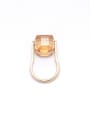 thumb Gold Youself ! Gold Plated Zinc Alloy Lucite Band band ring 0