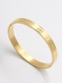 thumb The new  Stainless steel   Bangle with Gold     63MMX55MM 0