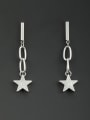 thumb The new Platinum Plated Star Drop drop Earring 0