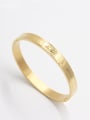 thumb Stainless steel  Gold  Beautiful Bangle    63MMX55MM 0