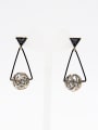 thumb The new Gold Plated Pearl Drop drop Earring with Grey 0
