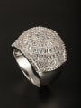 thumb GODKI Luxury Women Wedding Dubai A Platinum Plated Copper Stylish Zircon Ring Of 0